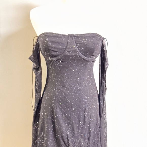 Sequin Glitter Evening Mini Dress NWT - Picture 2 of 4
